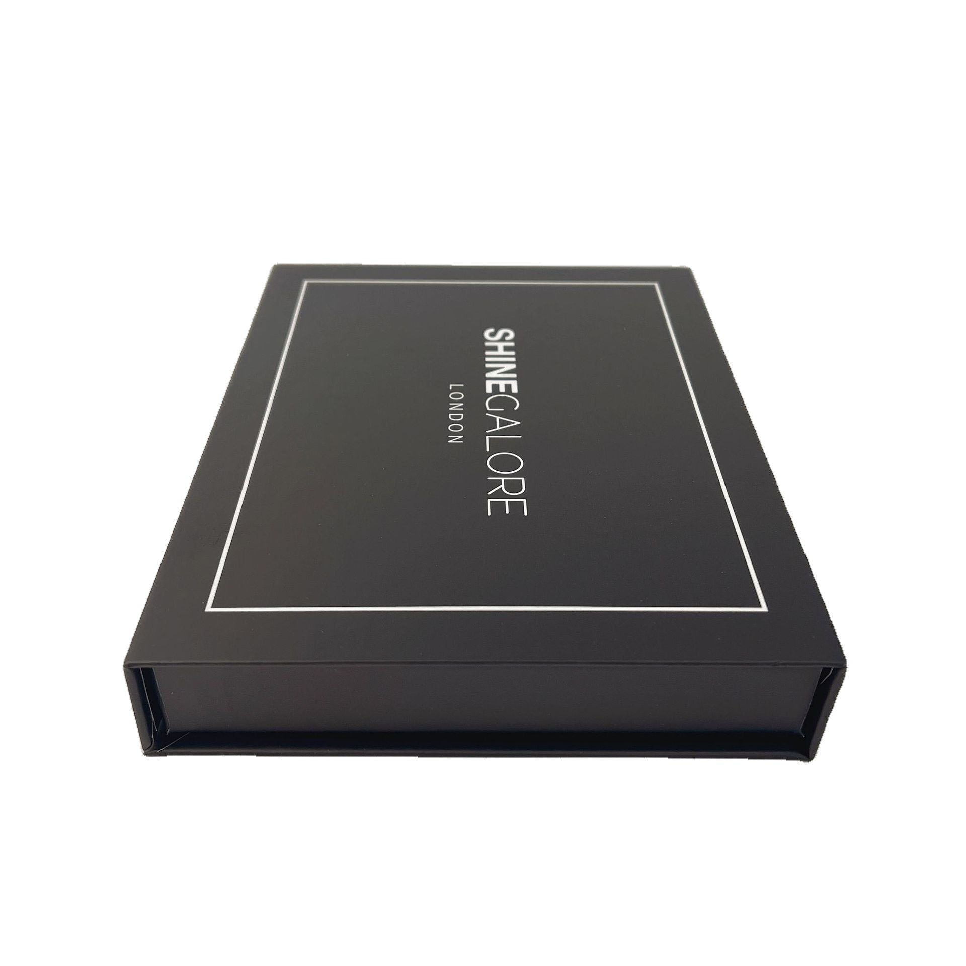 Wholesale Logo Custom Personalised Eco-friendly Recycled Black Paper Packaging Magnetic Gift Box