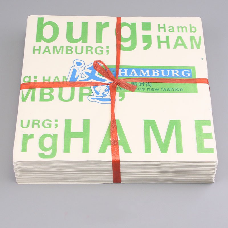Hamburger Paper Wrapper Customized Hamburger Restaurant Cake Grease Proof Hamburger Wrapping Paper Fast Food Packaging
