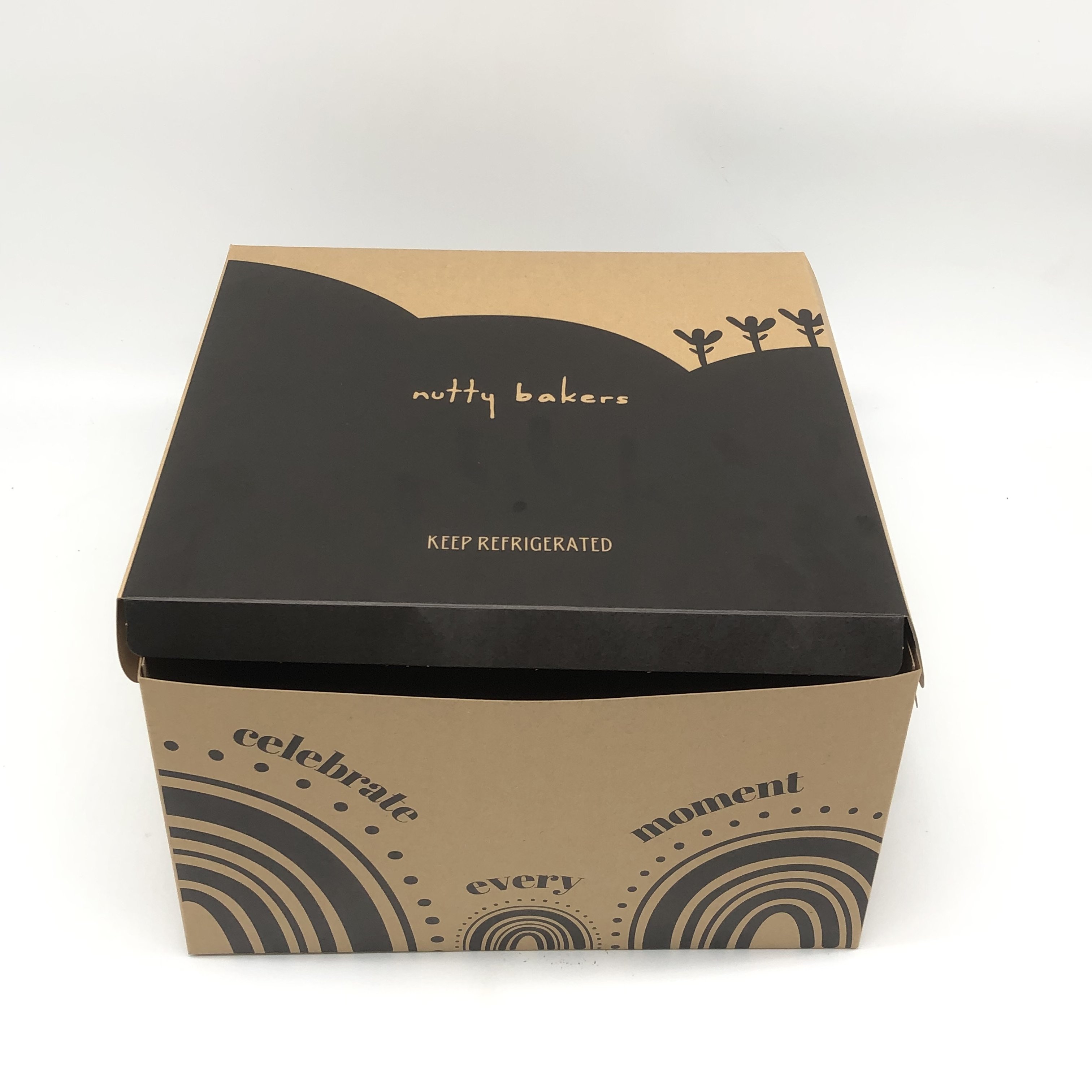 High Quality Custom Brown Kraft Paper Box for Cake Packaging Sweets Packing Boxes
