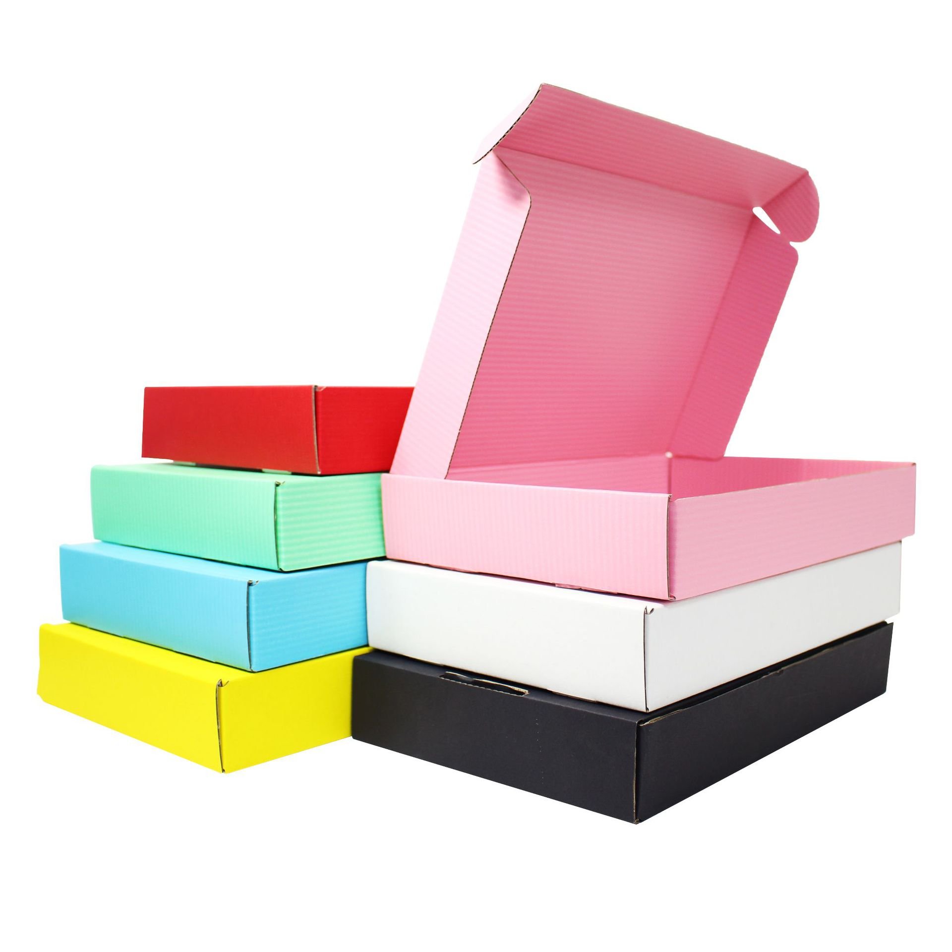 Custom Logo Biodegradable Personalize Corrugated Retail Packaging Craft Shipping Mailer Paper Box