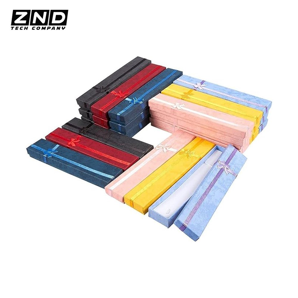 Wholesale Luxury Paper Velvet Gift Jewellery Boxes Custom Bracelet Necklace Earring Ring Box Packaging Jewelry Box