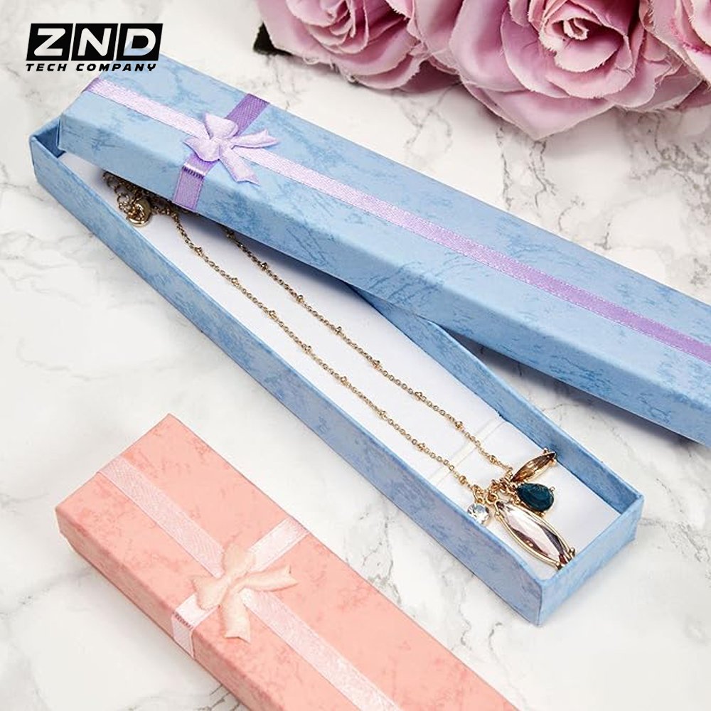 Wholesale Luxury Paper Velvet Gift Jewellery Boxes Custom Bracelet Necklace Earring Ring Box Packaging Jewelry Box