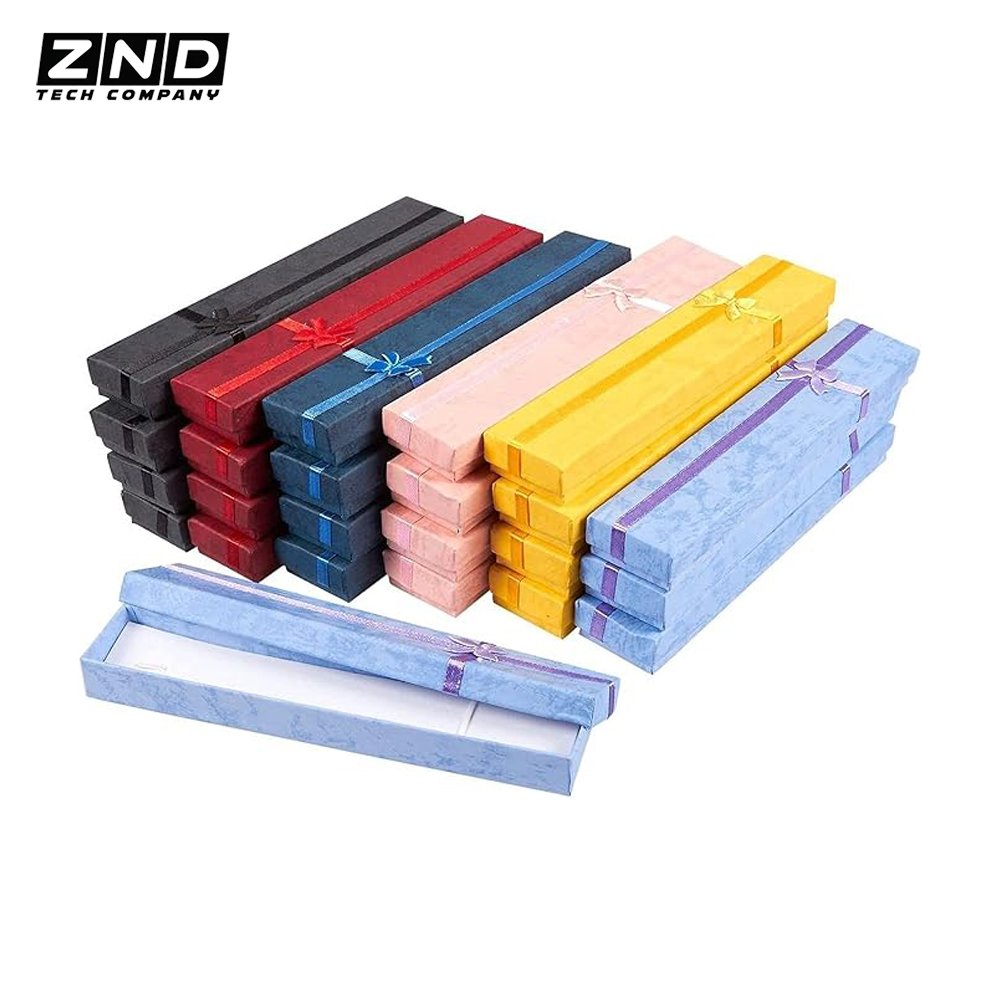 Wholesale Luxury Paper Velvet Gift Jewellery Boxes Custom Bracelet Necklace Earring Ring Box Packaging Jewelry Box