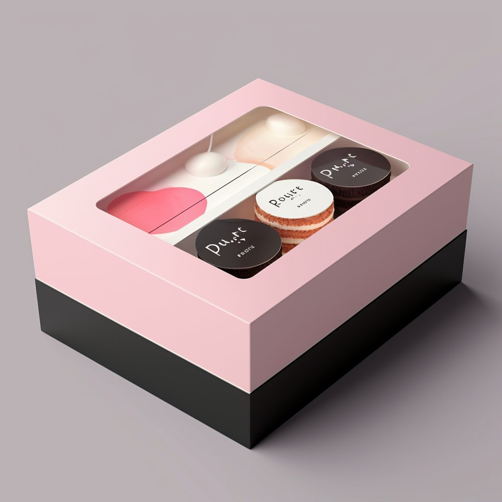 Pink Gift Boxes Kraft Paper Boxes with Lids for Gifts Crafting Cube Cupcake Boxes Easy Assemble for Party Favour