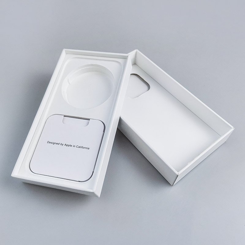 empty mobile phone box cellphone packaging paper lid and bottom empty mobile phone box for Samsung