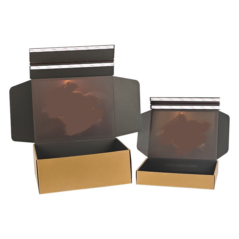 Kraft paper cartons novel design china wholesale corrugated shipping mailer custom packaging boxes for shoes clothing