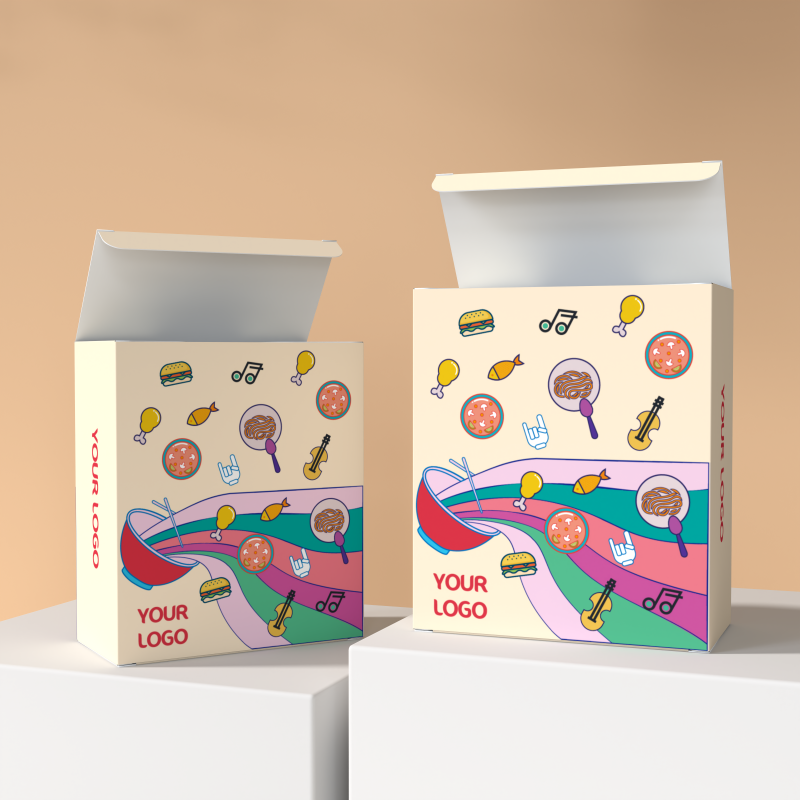 Wholesale toy doll packaging paper box customized digital printing kids toy packaging box