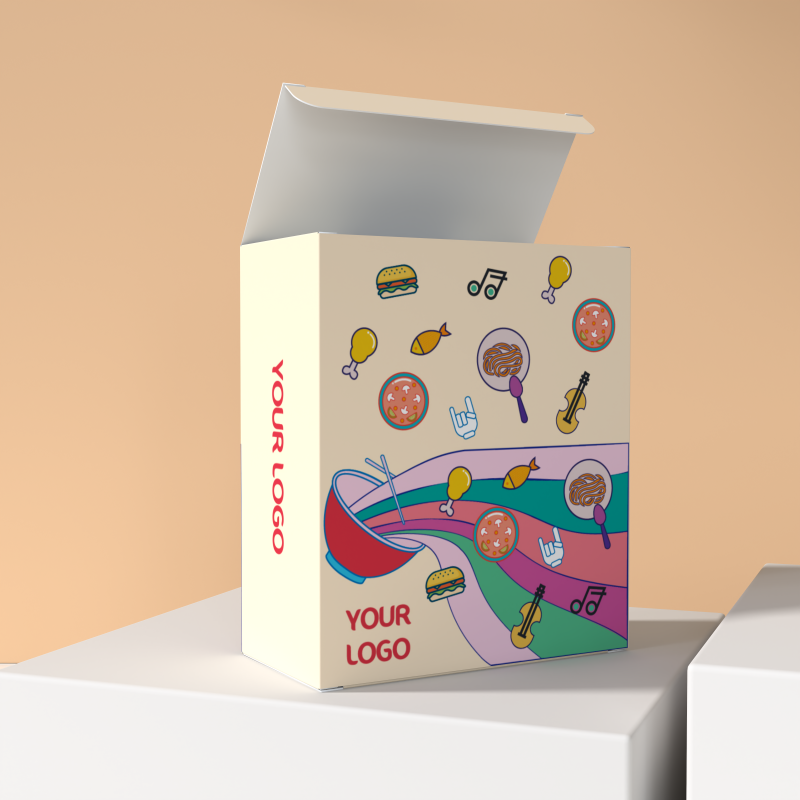 Wholesale toy doll packaging paper box customized digital printing kids toy packaging box