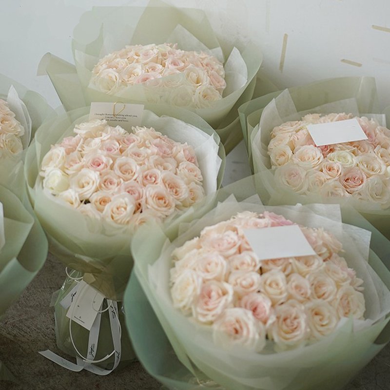 custom luxury white korean gift waterproof flower wrapping paper flower wrapping paper mesh