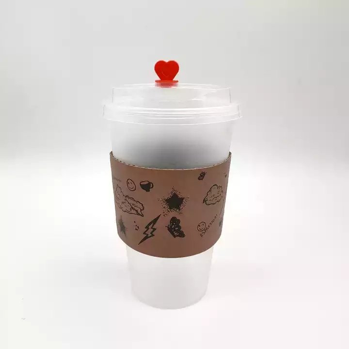 Paper Coffee Cups with Lids and Sleeves Paper Cup Sleeve with Printing