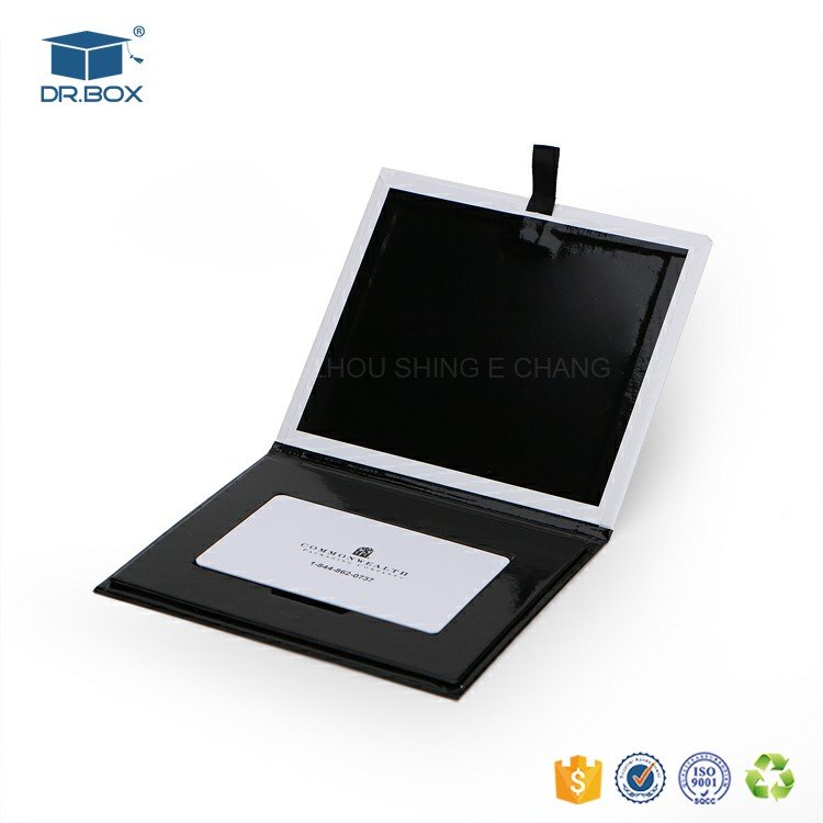 recycled white cosmetic sweet packaging paper credit card box