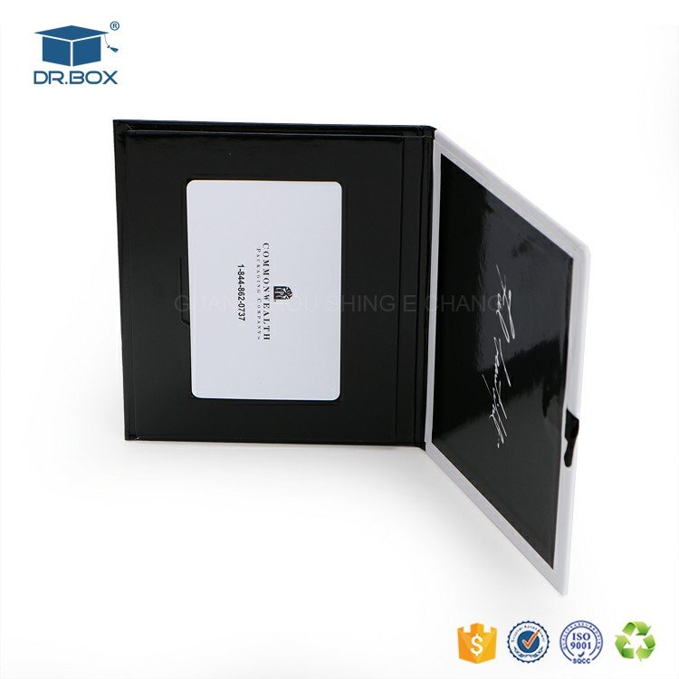 recycled white cosmetic sweet packaging paper credit card box