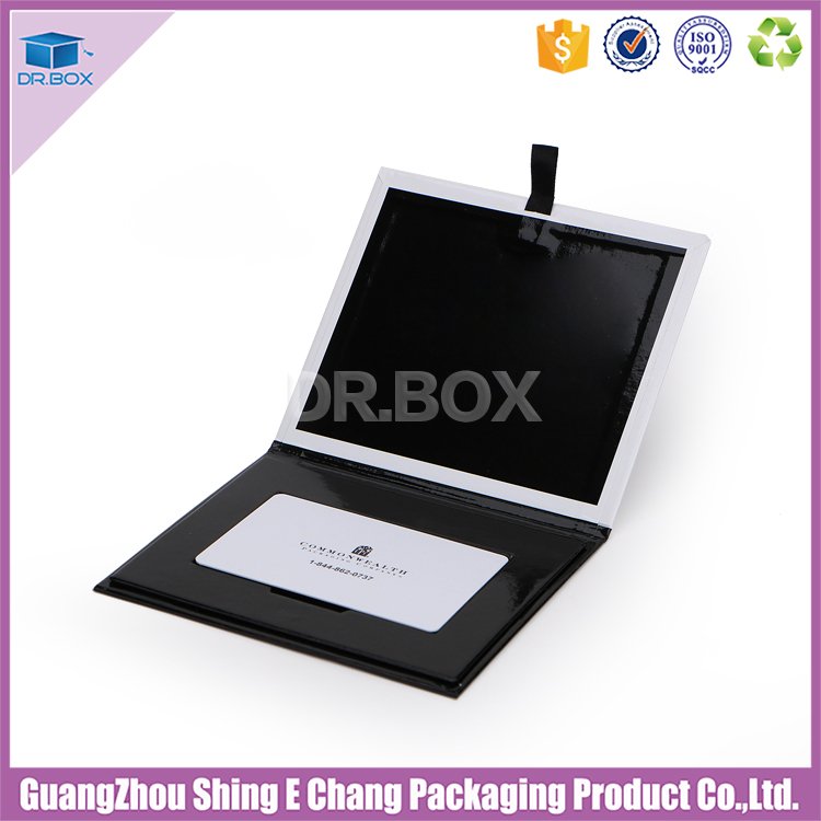 recycled white cosmetic sweet packaging paper credit card box