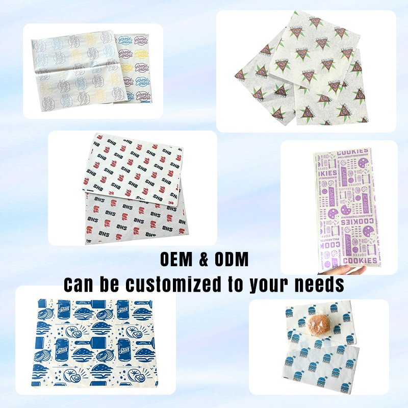 Custom Honeycomb Burger Aluminum Foil Soft Printed Pop Up Foil Sheets Sandwich Wrap Sheet tin foil sheets for food