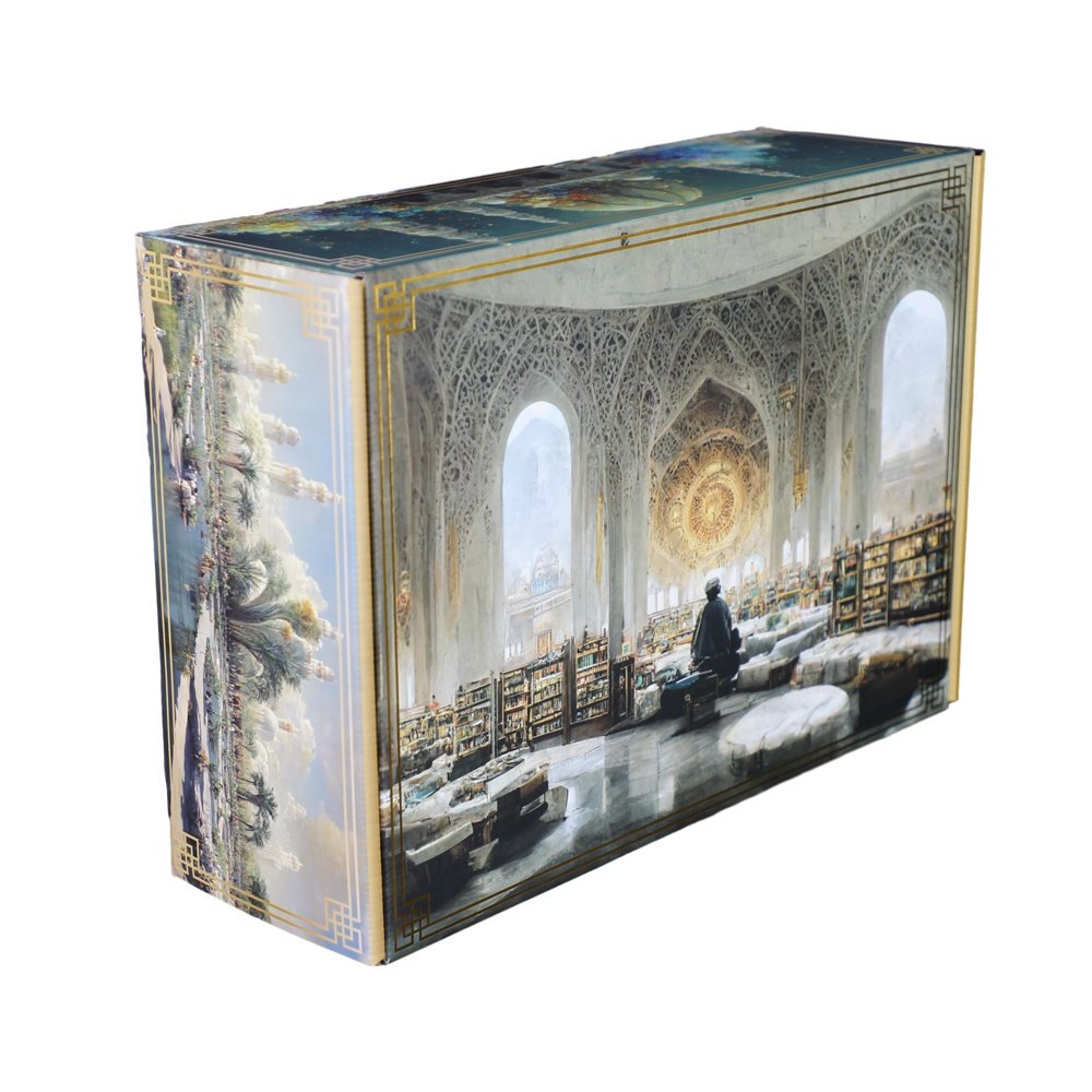 Gift Box Custom Hot Sale Logo Colorful CMYK Printing Corrugated Board Gift Packaging Paper Box for gift sets