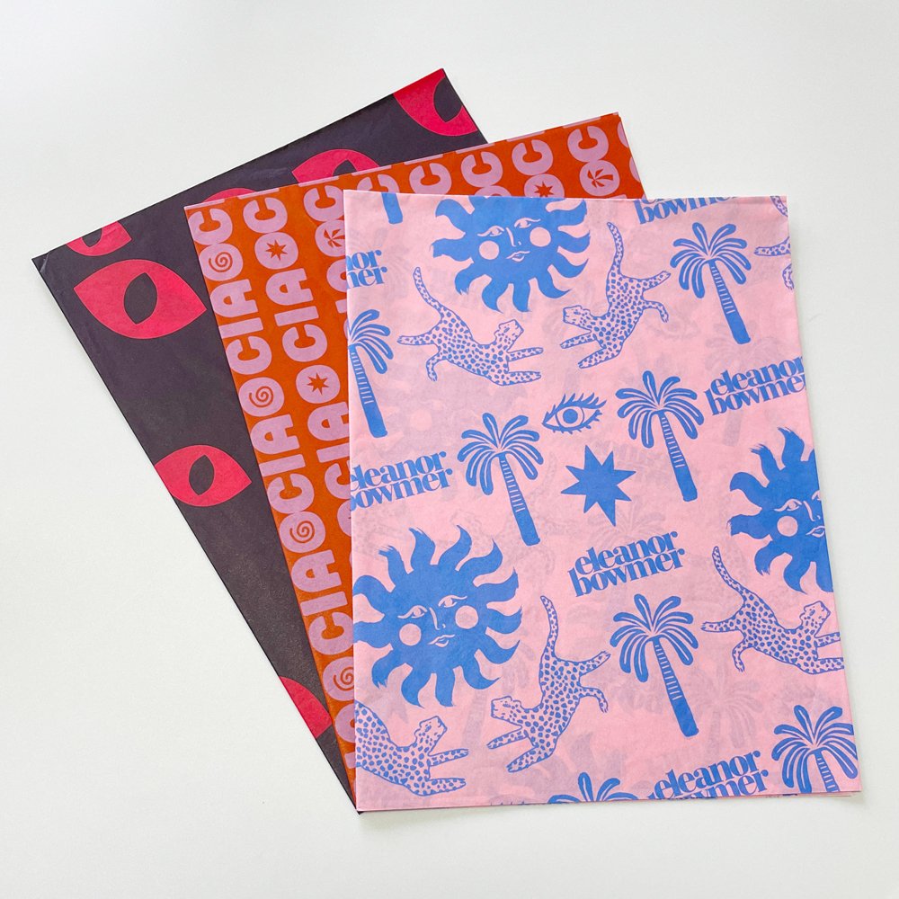 Paper Packaging Gift Wrapping Paper 28gsm Custom Printed Tissue Wrapping Paper for Craft Apparel Garment