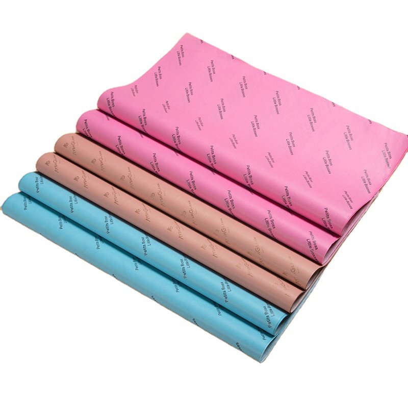 Custom Color Gold Packaging Shoe Recycled Clothing Foil Garment Lamination Printing Christmas Tissue Paper