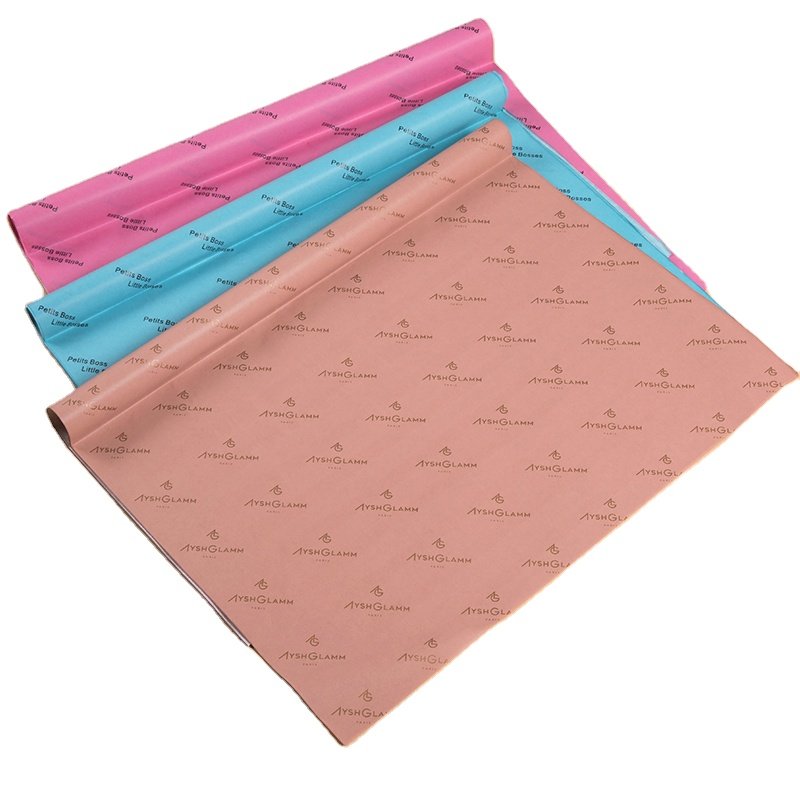 Custom Color Gold Packaging Shoe Recycled Clothing Foil Garment Lamination Printing Christmas Tissue Paper