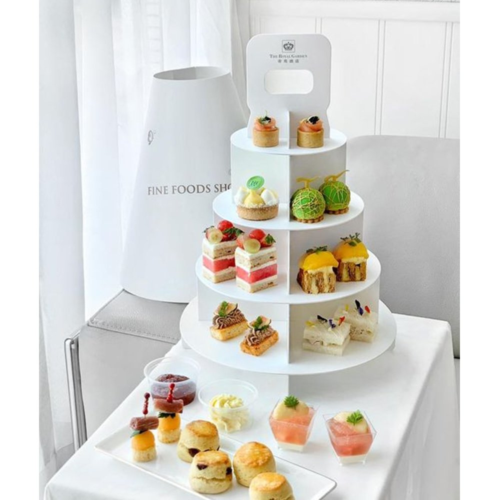 Custom printed logo design Hotel Afternoon Tea cup cake packing boxes biscuit cupcake donut Macaron packaging paper box