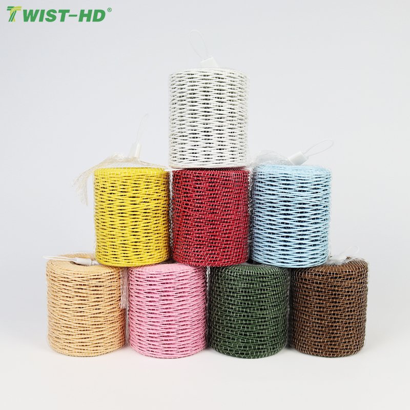 LinkWin 200m Raffia Kraft String Gift/Flower Decoration Paper Rope Twine Durable Paper Twist Tie Rope