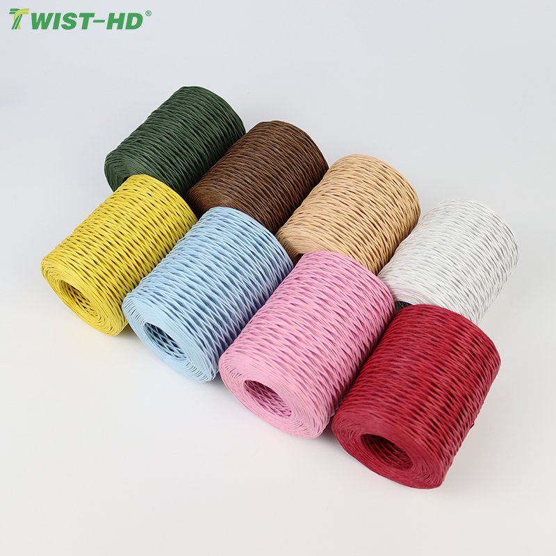 LinkWin 200m Raffia Kraft String Gift/Flower Decoration Paper Rope Twine Durable Paper Twist Tie Rope