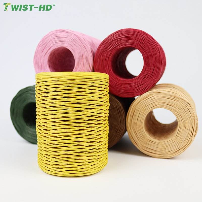 LinkWin 200m Raffia Kraft String Gift/Flower Decoration Paper Rope Twine Durable Paper Twist Tie Rope