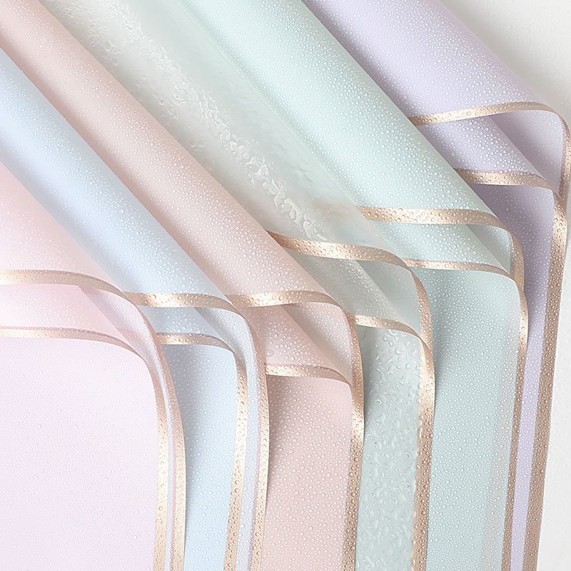 Changyi packaging Phnom Penh jelly film waterproof flower wrapping paper Korean bouquet gift translucent wrapping paper