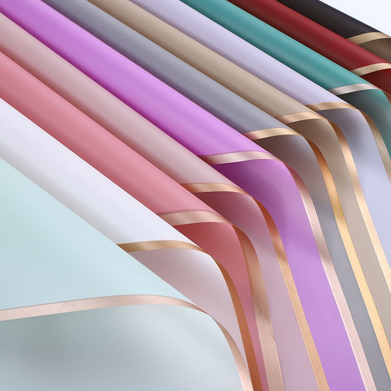 Changyi packaging Phnom Penh jelly film waterproof flower wrapping paper Korean bouquet gift translucent wrapping paper