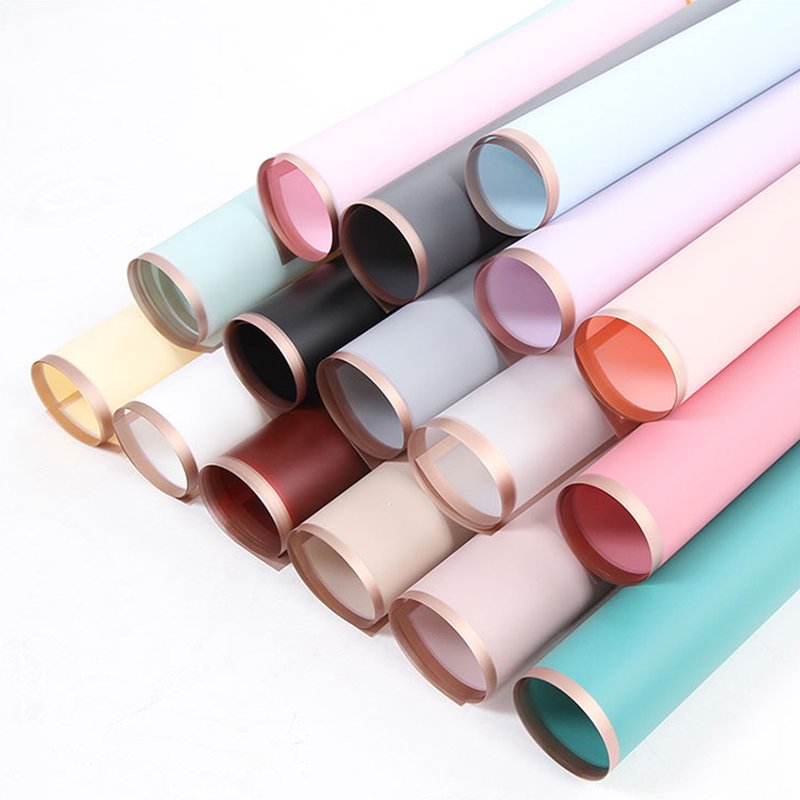 Changyi packaging Phnom Penh jelly film waterproof flower wrapping paper Korean bouquet gift translucent wrapping paper