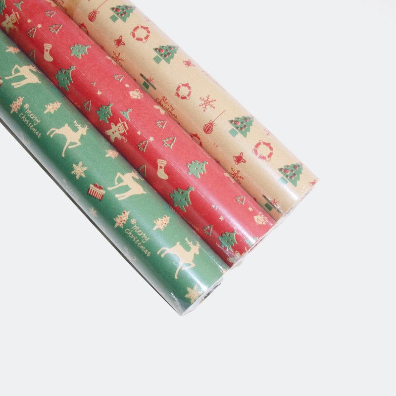 2024 GuangMing Factory Custom Gift Wrapping Paper Roll Christmas Gift Wrapping Paper For Packaging