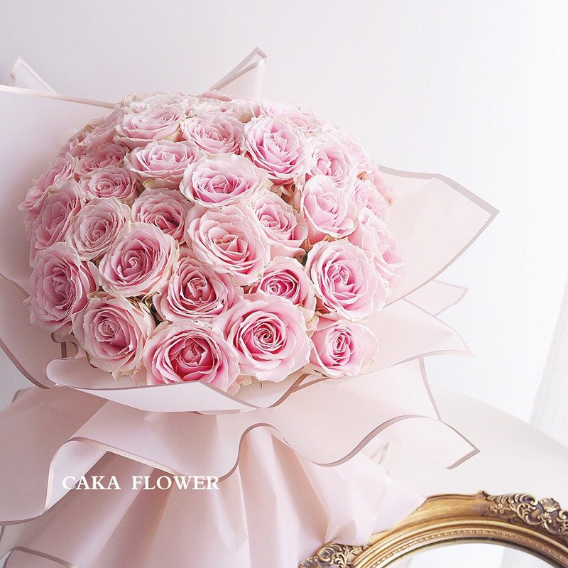 In Stock 58*58cm Colorful Design Gold Edge Waterproof Plastic Bouquet Fresh Flower Wrapping Paper Flower Bouquet