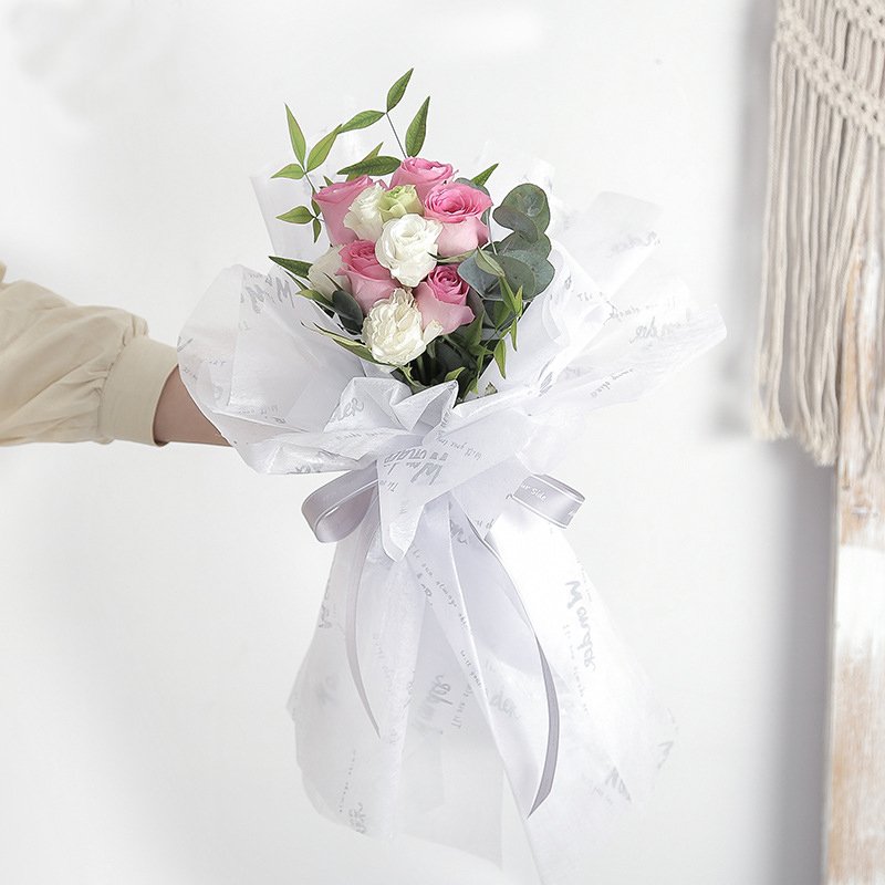 wholesale gift storage paper display box packaging Flower moisturizing cotton wrapping paper