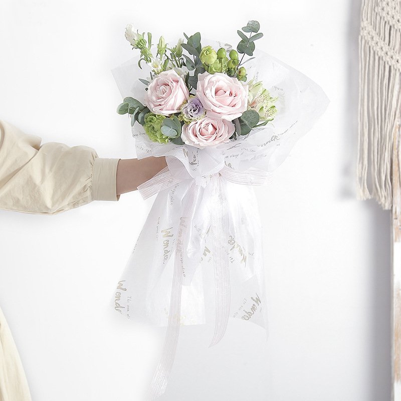 wholesale gift storage paper display box packaging Flower moisturizing cotton wrapping paper