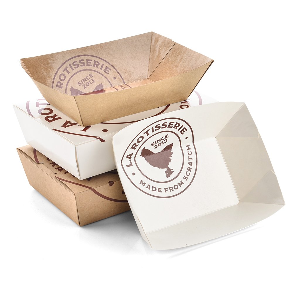 Fried Rice to Go Box Printed food & Beverage Packaging Kraft fried chicken paper box