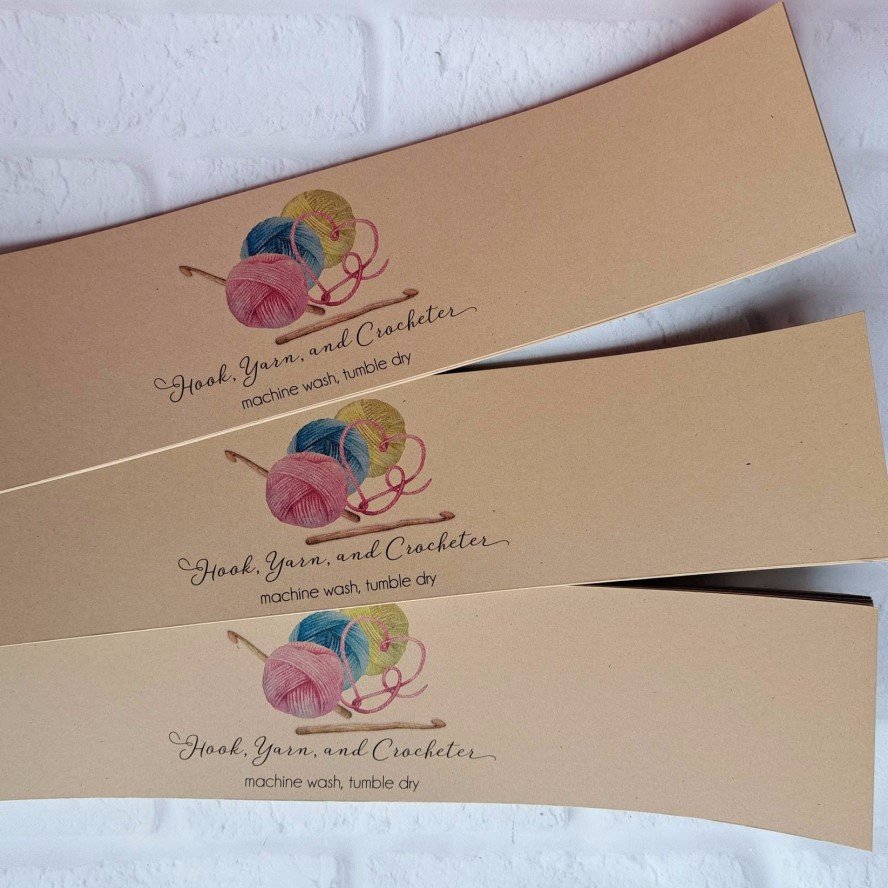 Factory Custom Printed Recycled Recyclable Brown Kraft Paper Ribbon Wrap Sleeve Clothes Socks Towel Belly Bands Packaging