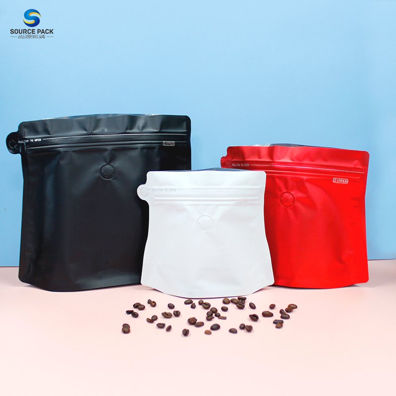 Custom High Quality Stand Up Coffee Pouch Coffee Packaging Bags Coffee Bags With Zipper On the Top