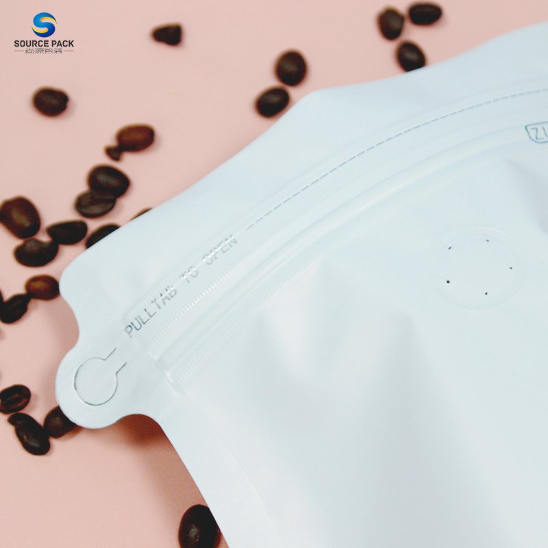 Custom High Quality Stand Up Coffee Pouch Coffee Packaging Bags Coffee Bags With Zipper On the Top