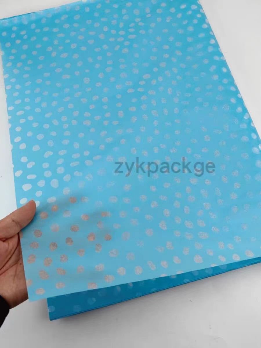 Waiting For Love lavender Printing Wrapping Paper Translucency 17gsm Gifts Clothes Packaging Tissue Paper