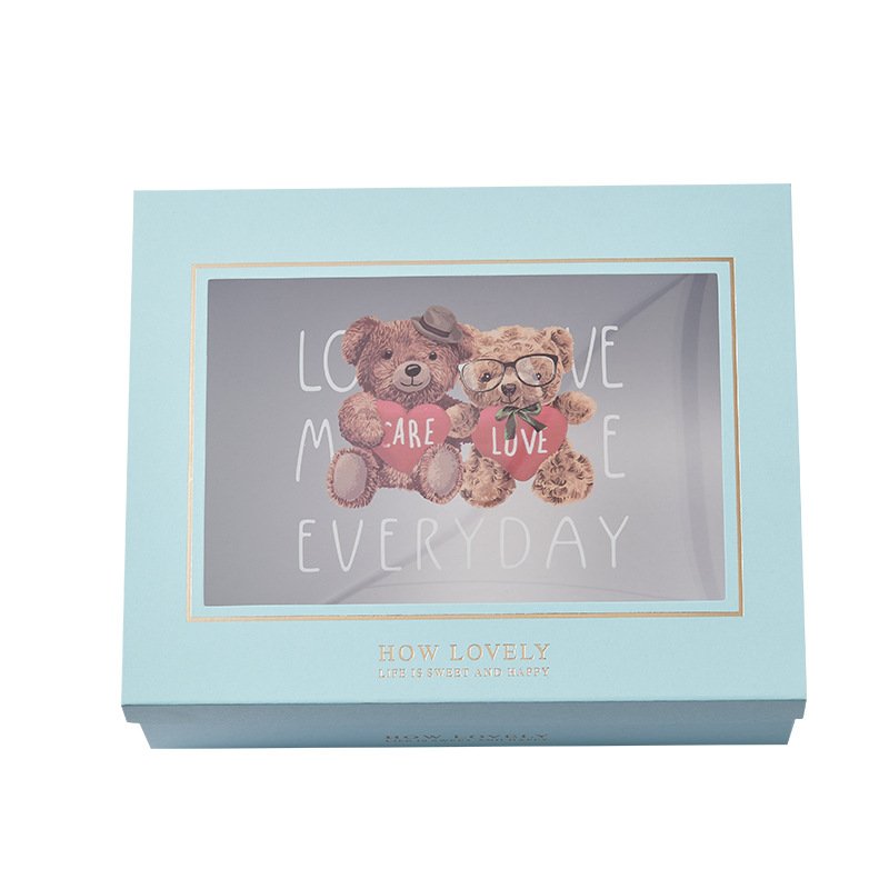 gift box packaging with window