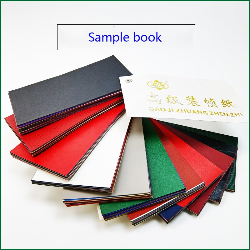 Leather Like PVC Coated Paper Manufacture Wholesale Pinhole pattern Embossed Waterproof Paper For Wrapping art paper