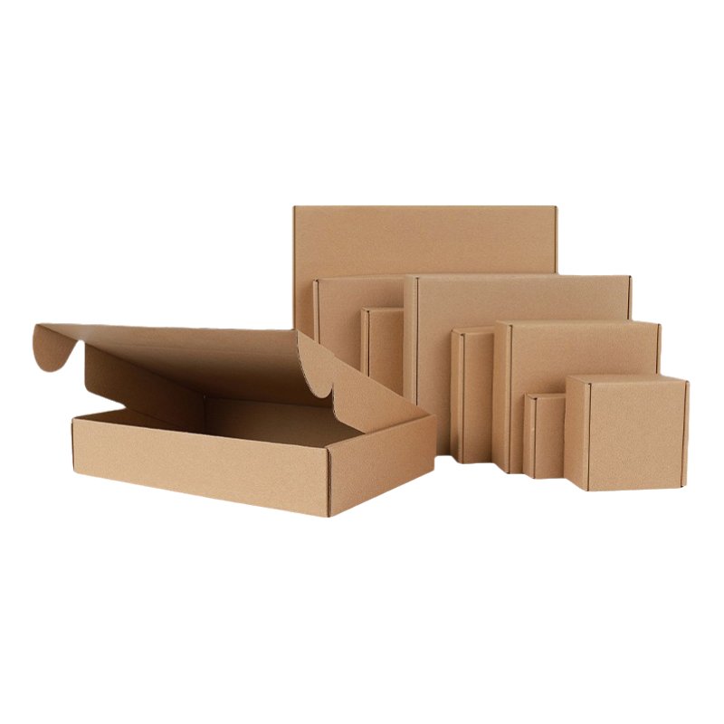 Wholesale Printed Logo Shipping Paper Box Mailing Gift Packaging Cardboard Custom Gift Wig Clothing Mail Boxed Shipping Carton