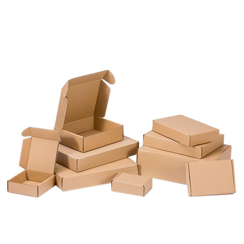Wholesale Printed Logo Shipping Paper Box Mailing Gift Packaging Cardboard Custom Gift Wig Clothing Mail Boxed Shipping Carton