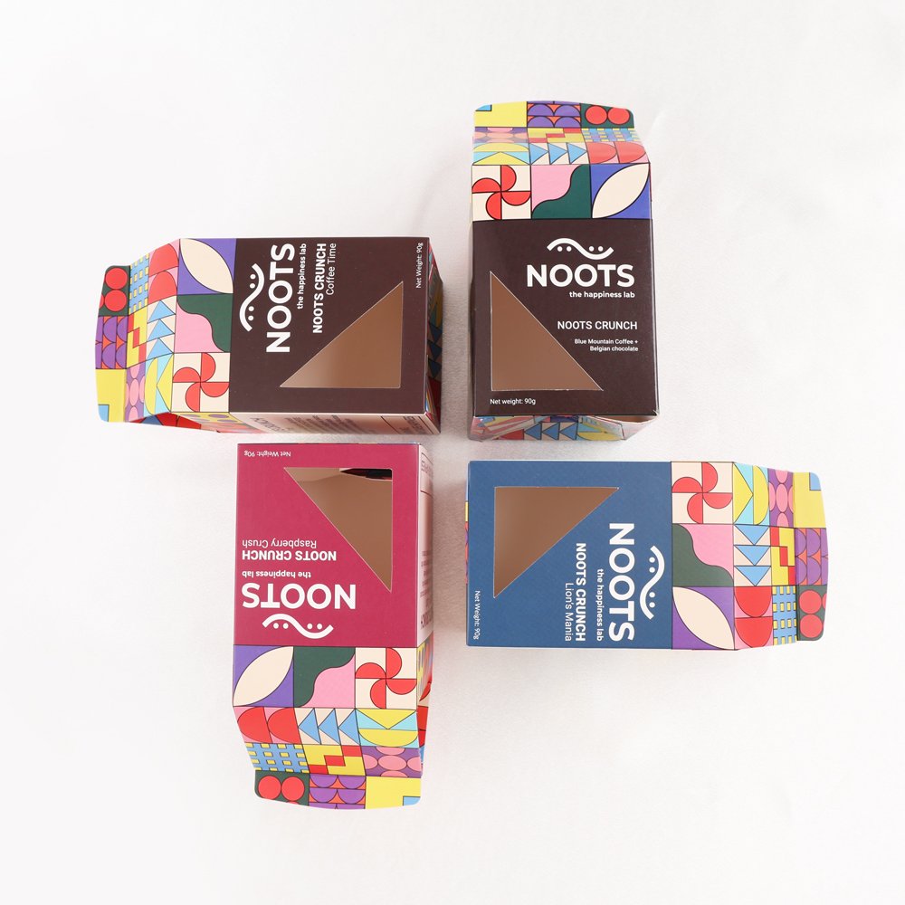 Custom Logo Printed Cardboard Matt Paper Packaging Milk Shape Carton Box With Window