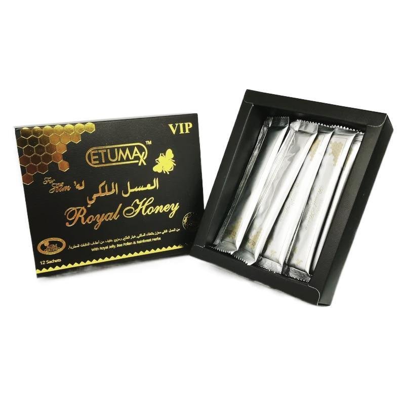 Wholesale OEM Packaging For VIP Royal Honey Organic Honey Black Bull Honey Chogo Candy Power
