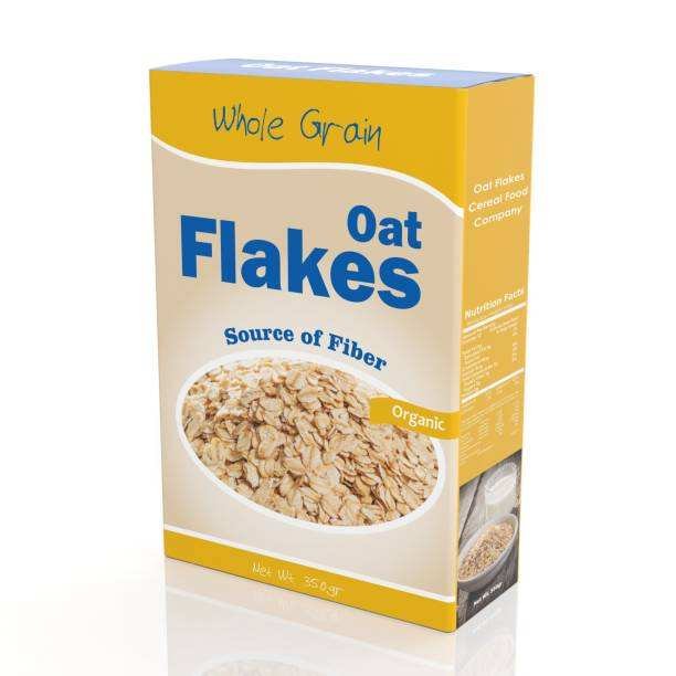 Wholesale Cereal Food Packaging Cardboard Box for Corn Flakes with Custom Logo Food Grocery Stores Easy to Fold
