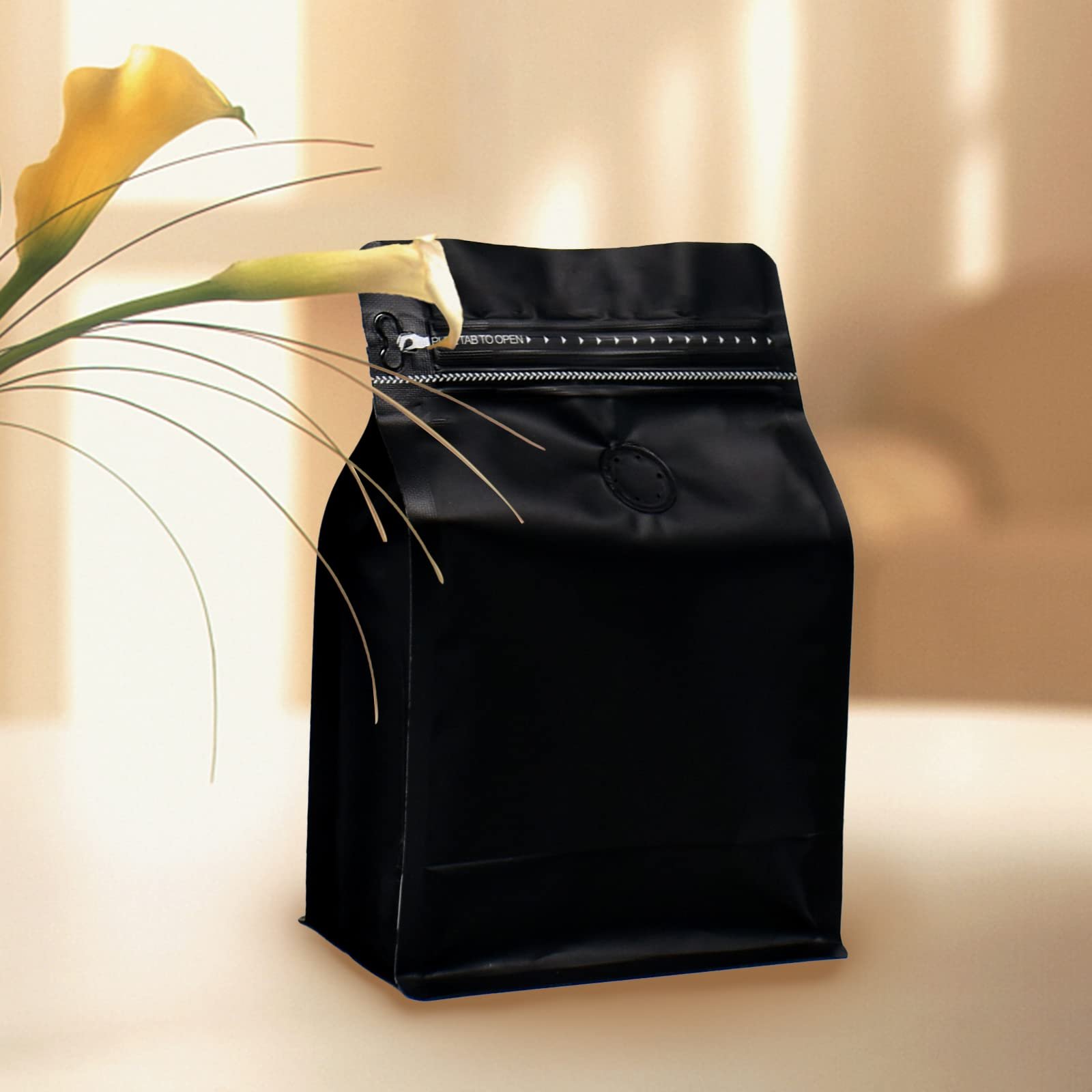 Custom Printed Coffee Bean Packaging Recyclable Square Bottom Box Pouch 200g 500g 1kg Coffee Bag 5lb