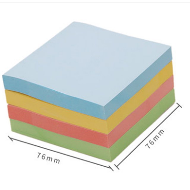 3x3 color paper self-adhesive sticky notes