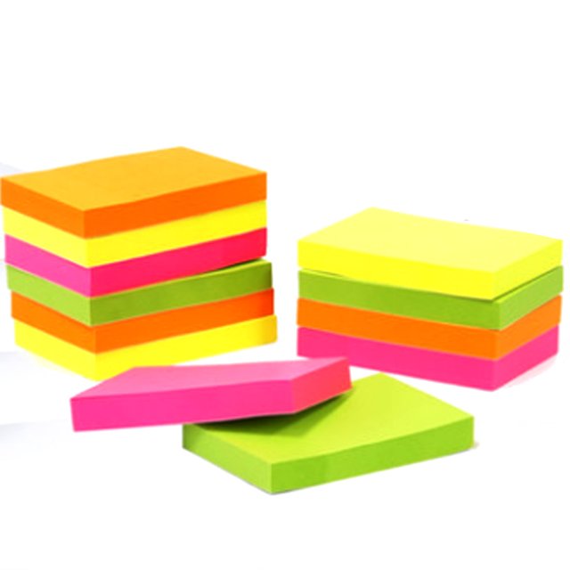 3x3 color paper self-adhesive sticky notes