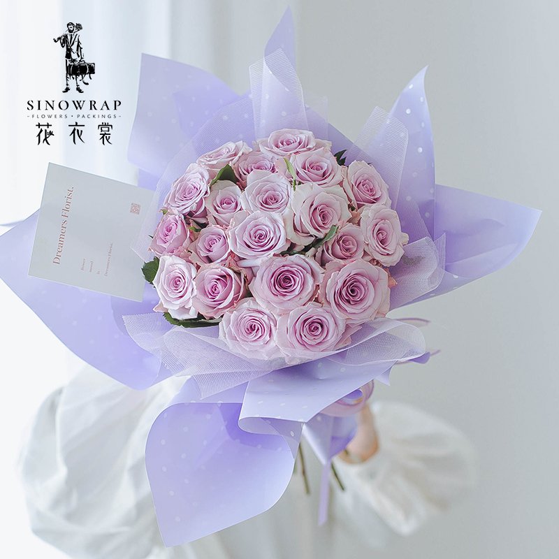 SINOWRAP Supplier Luxury Waterproof Flower Bouquet Packaging Wrapping Paper