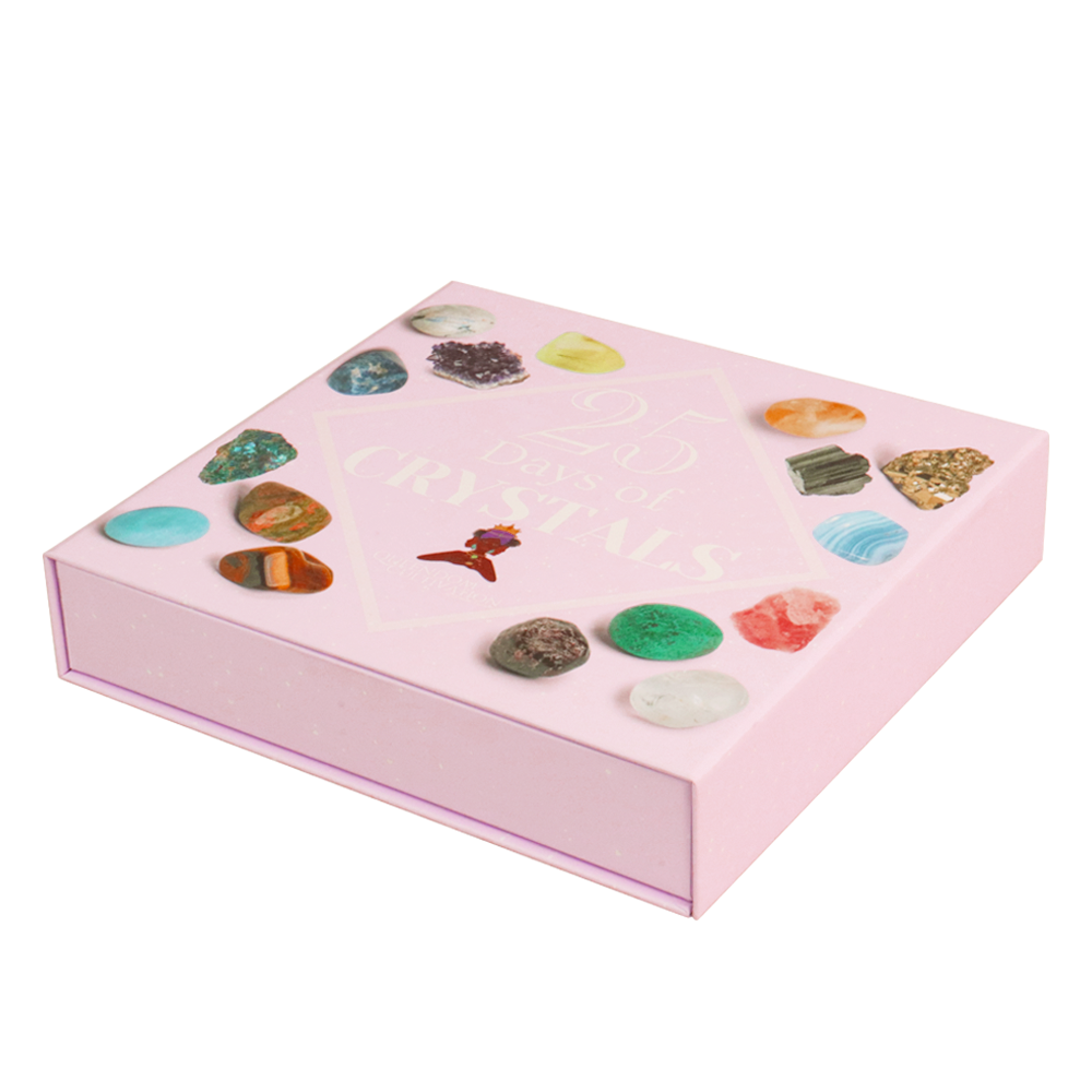 Custom chocolate paper calendar avent calendar box cardboard packaging gift box advent calendar box